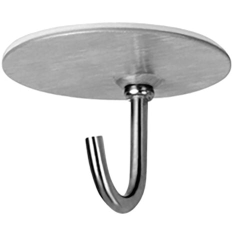 Gancho Multiusos Acero Inoxidable 27x40x40mm Cromado Adhesivo Inofix