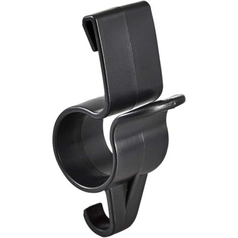 Gancho organizador para maletero de coche para toallas, paraguas y bolsas (2 piezas, negro)