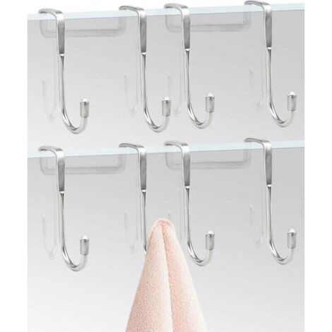 Gancho para baño, gancho para ducha, gancho para albornoz, protección antideslizante contra arañazos, gancho para ducha para la cocina, gancho para baño para la pared de la ducha con tapa