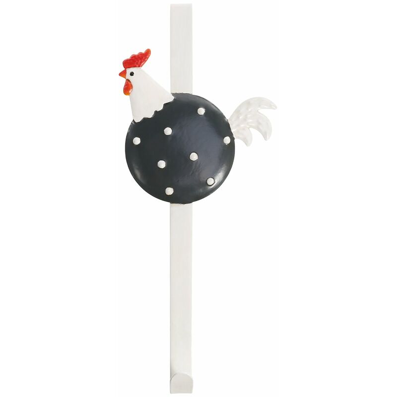 

Gancho para puerta de pollo Gancho para puerta de hierro Percha Organizador resistente Abrigo Bolsa de toalla Sombrero 1 Gancho
