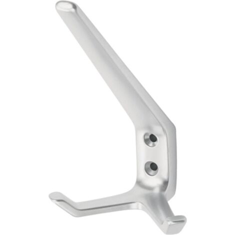 Gancho para sombrero 0032 doble A.89mm alu.silver.anox.H.127mm Hermeta