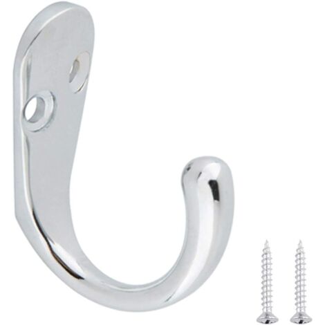 Gancho pequeño de acero inoxidable para cortina de pared para armarios, gancho resistente, 5 colores, acero