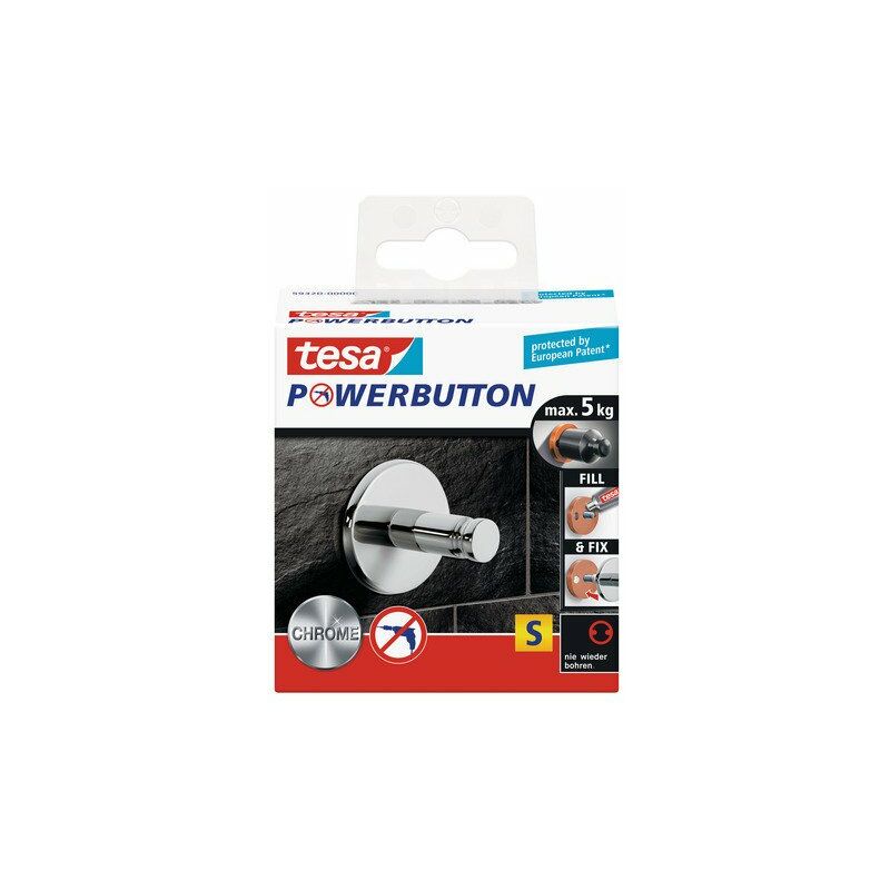 

Tesa Tape,s.a.(beiersdorf) - GANCHO POWERBUTTON UNIVERSAL PEQUENO MAXIMO 5 KG
