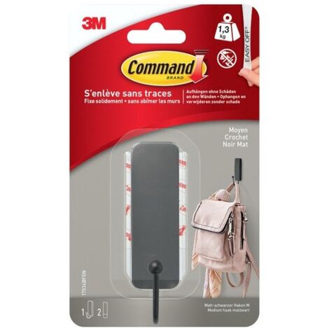 Gancho reutilizable COMMAND negro 1,3 kg COMMAND