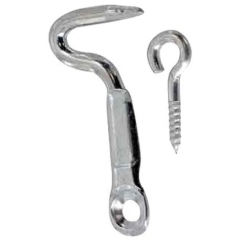 Gancho semicircular, acero galvanizado 3,5x35mm, 2 piezas
