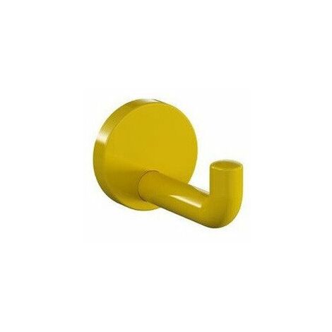 Gancho SERIE 477 100 mm de profundidad, roseta d : 70 mm amarillo mostaza