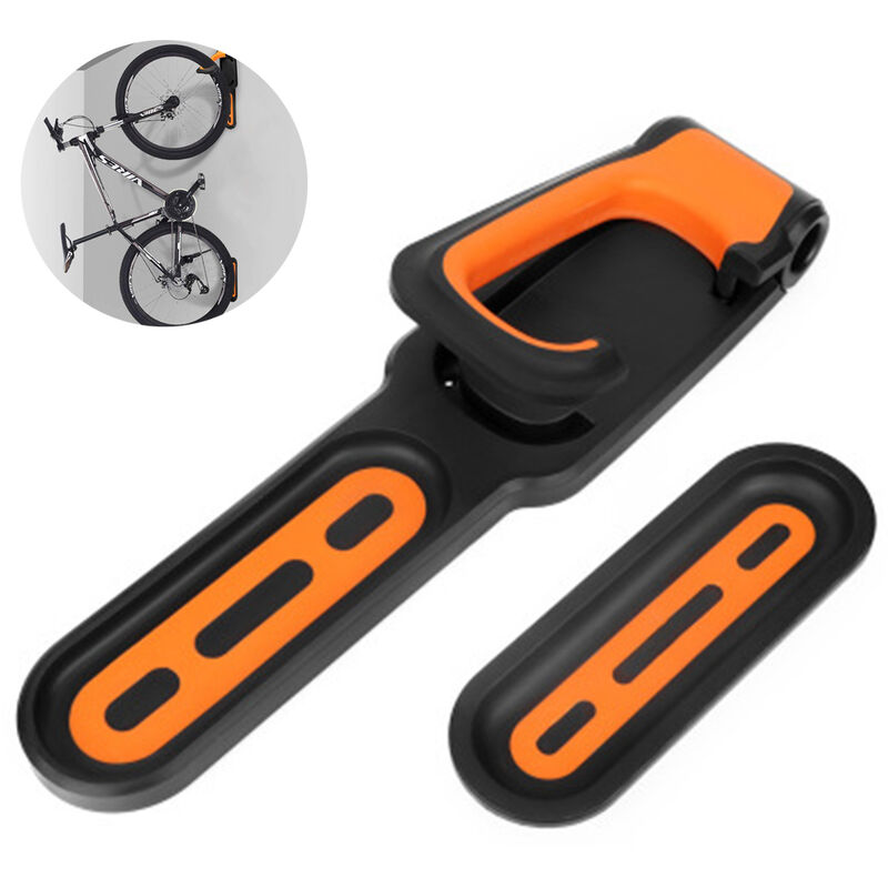 

Gancho vertical plegable para bicicleta Soporte de pared para bicicleta Soporte para bicicleta Soporte para almacenamiento montado en la pared