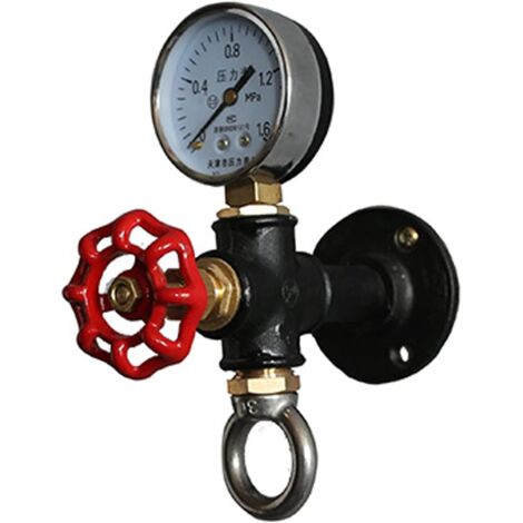 Gancho vintage para abrigos o sombreros, estilo industrial retro, montaje en pared con tubo de hierro, negro, A1