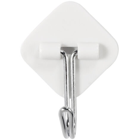 Ganchos adhesivos, 10 piezas de ganchos autoadhesivos, ganchos para toallas, ganchos adhesivos de pared, ganchos multiusos, para baño, cocina, pared
