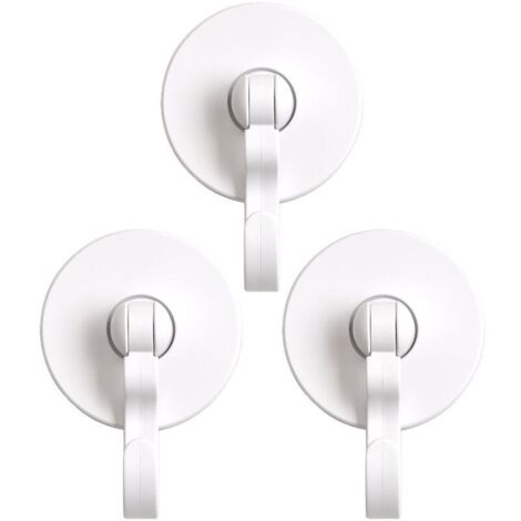 ganchos autoadhesivos giratorios de 360°, no requieren perforación. Ganchos de pared, ganchos adhesivos para techo, ganchos multiusos, ganchos adhesivos transparentes e impermeables (capacidad máxima:
