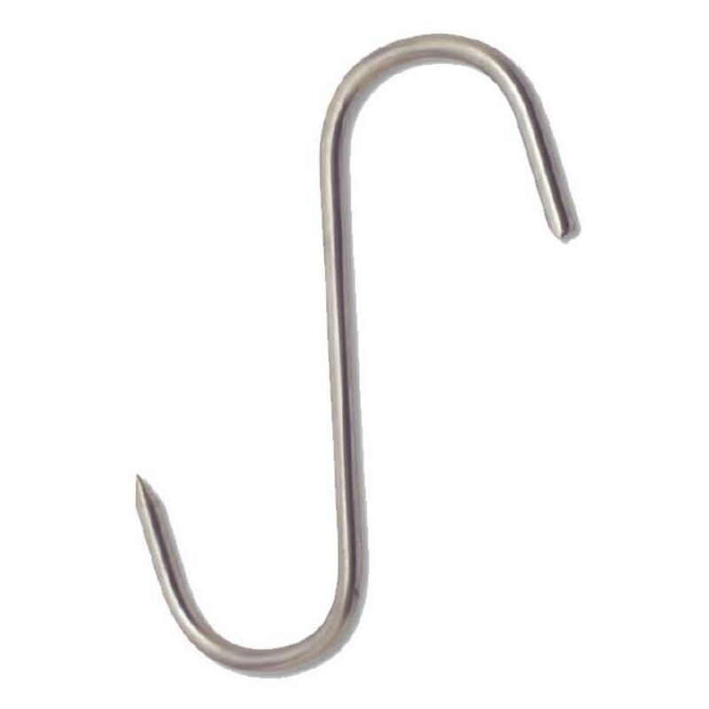 

ganchos carnicero s inox 4x100 mm 14919 - Mibricotienda