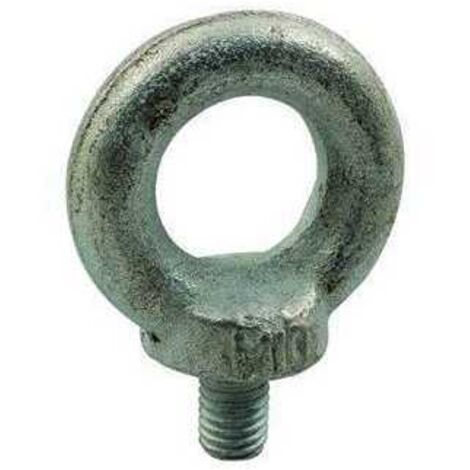 Ganchos de acero galvanizado DIN 580 macho 8 mm
