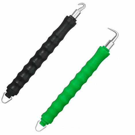 ganchos de alambre para barras de refuerzo, herramientas de flejado de valla de torsión de metal de hormigón para reducir la fatiga de la mano (curva y recta)
