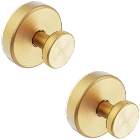 Ganchos de ducha con ventosa, ganchos extraíbles para toallas, ventanas, puertas y paredes del baño, ganchos para albornoces y toallas - Juego de 2, cromados