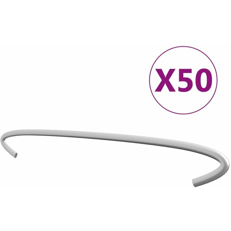 

Ganchos de gaviones 50 unidades acero galvanizado 30 cm