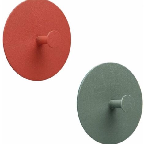 Ganchos de pared autoadhesivos de acero inoxidable para baño, paquete de 2, sin perforaciones, para puerta, toallero, aptos para baño.