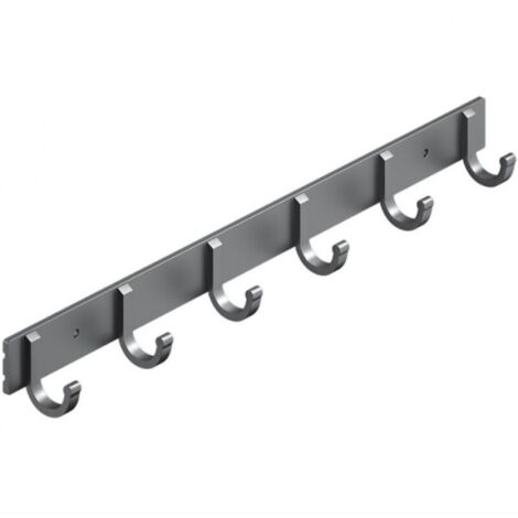 Ganchos de pared de aluminio resistente para colgar toallas, abrigos, sombreros, llaves y ropa. Ideales para armarios, cocinas, baños y oficinas.