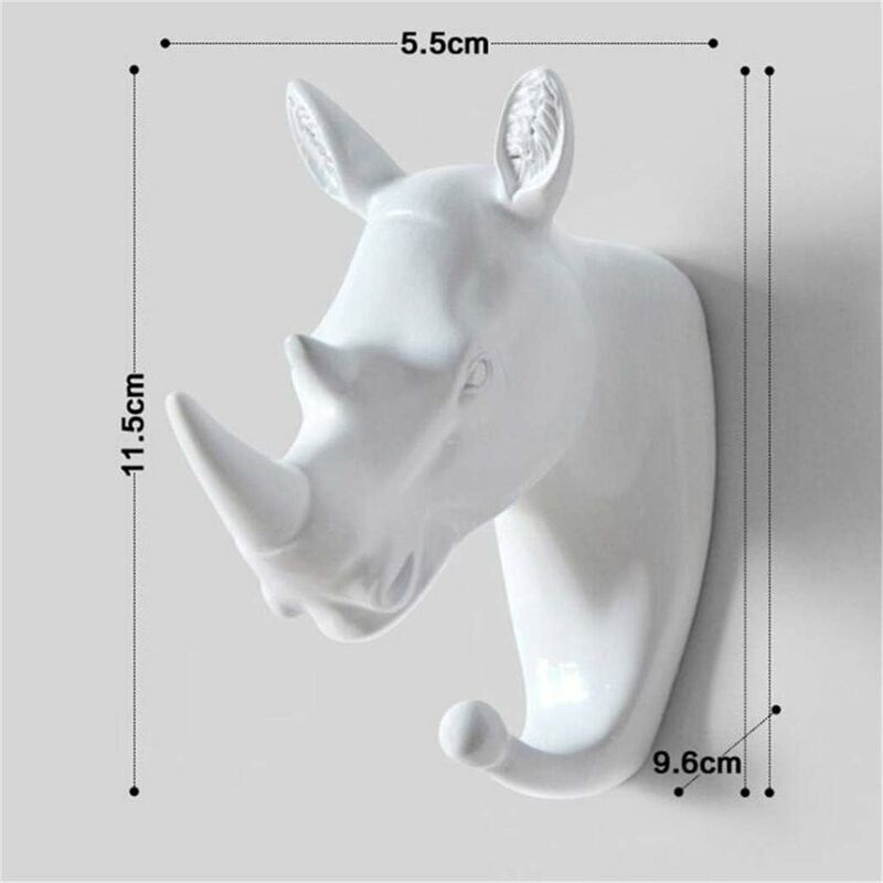 

Abcrital - Ganchos de pared para animales Ganchos resistentes Ganchos creativos multiusos para ropa Sombreros Bufandas Vestidos Toallas Bolsas
