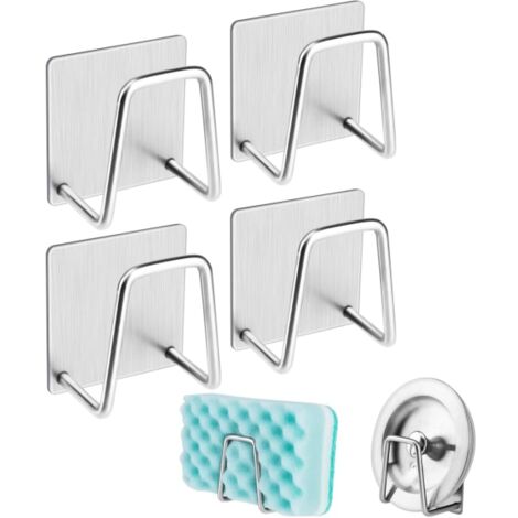 Ganchos de pared - Toallero de baño, ganchos de pared, perchero de acero inoxidable duradero, perchero para sombreros