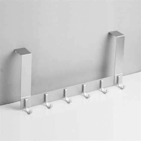 Ganchos Para Abrigos De Puerta MINKUROW, Ganchos Para Abrigos De Aleación De Aluminio Duraderos Para Colgadores De Puerta De 35-45mm De Espesor Para Colgar Abrigos, Sombreros, Organizador De Dormitori