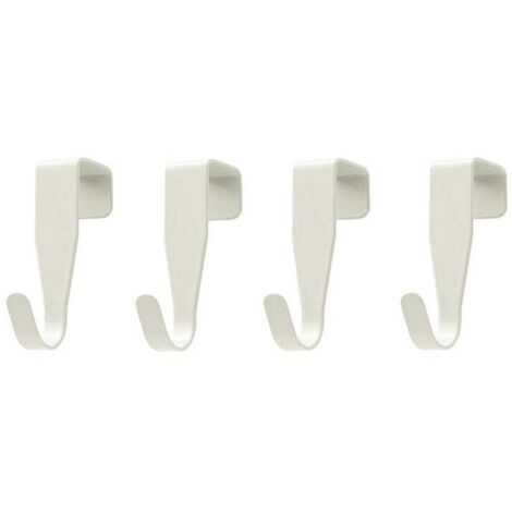 Ganchos para puerta, ganchos en forma de S, ganchos para puerta de acero inoxidable, ganchos para toallas de baño para puerta estándar, cajón, armario, cocina