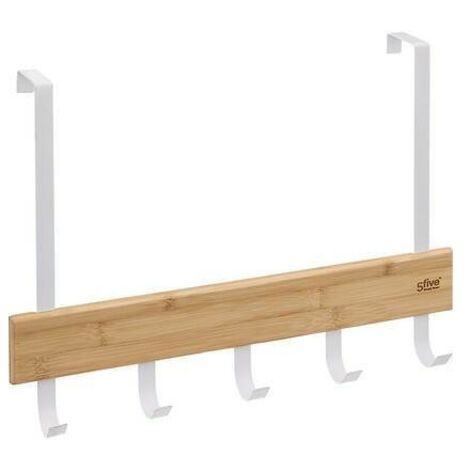 Ganchos para puertas naturéo blanco - 5five