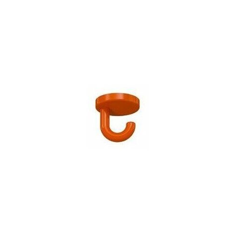 Ganchos SERIE 477 40mm. Roseta d : 40 mm naranja