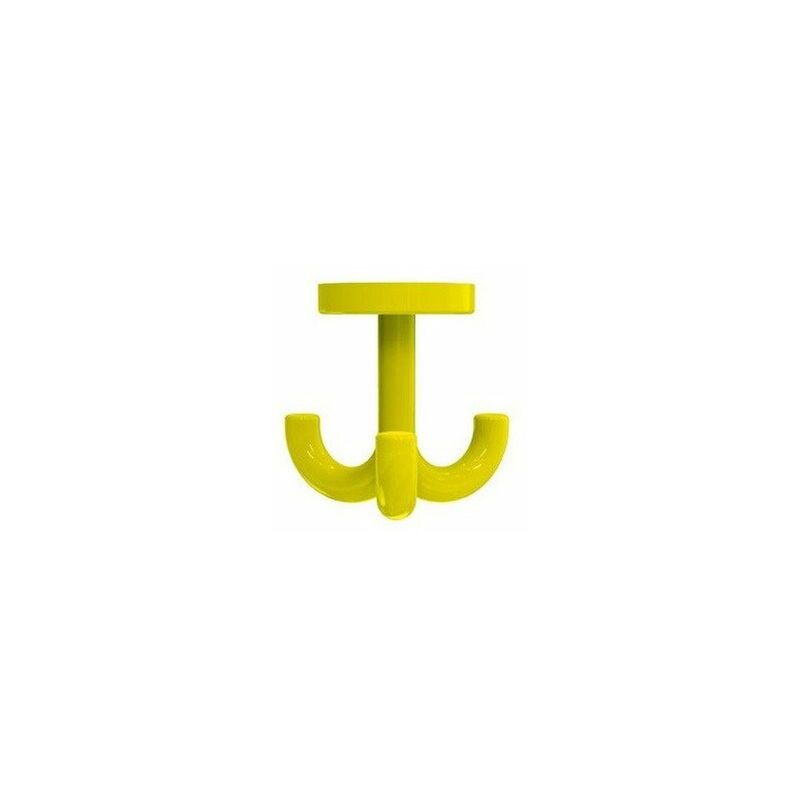 

Ganchos triples con placa trasera hasta 15 mm amarillo mostaza - Hewi