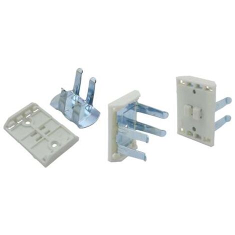 GANCI A CLIP IN ACCIAIO E NYLON 40XH55CM PER ZOCCO
