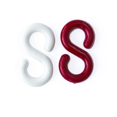 GANCI  A S PLASTICA Ø 8MM BC/RS 4PZ