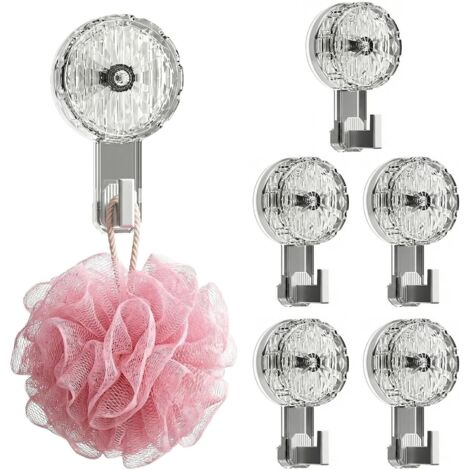 ganci a ventosa ultra resistenti e riutilizzabili, adatti per bagni e cucine.