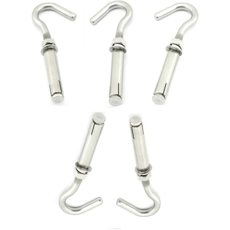 Ganci a vite M6/M8 Gancio per vetro in acciaio