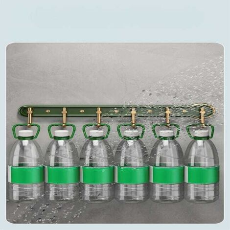 Ganci adesivi da parete resistenti – Appendiabiti da parete senza foratura, ganci da bagno, 42x8,8 cm, grigio