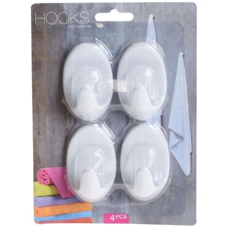 GANCI ADESIVI IN 4 MISURE IN PLASTICA