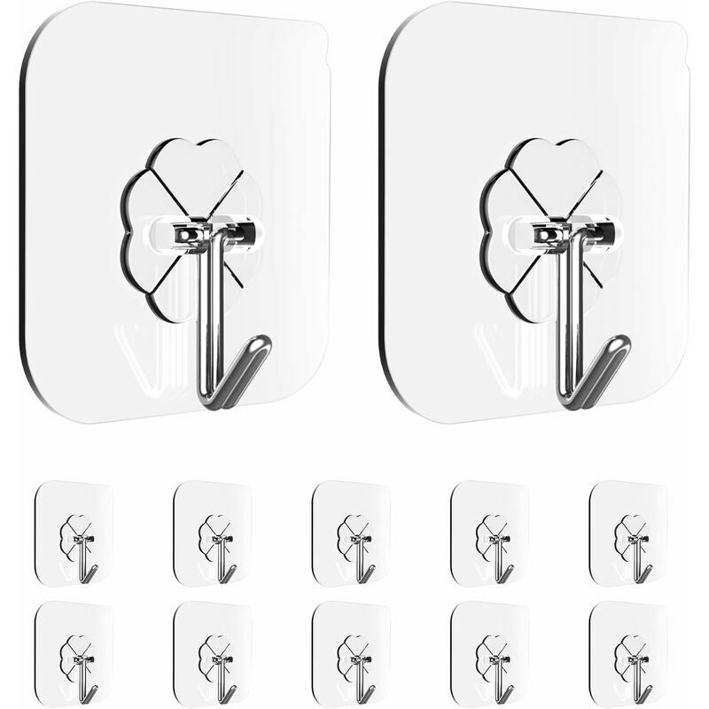 Ganci adesivi per appendere 12 confezioni Ganci da...