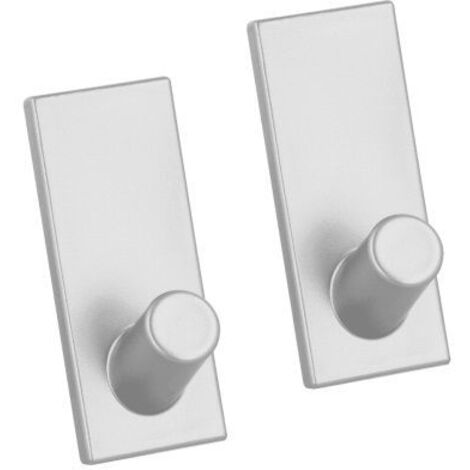 GANCI ADESIVI RETTANGOLARI  BIANCHI 3PZ METALTEX