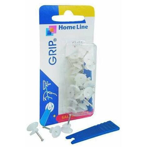 Ganci Appendiquadri Acciaio con applicatore 20pz