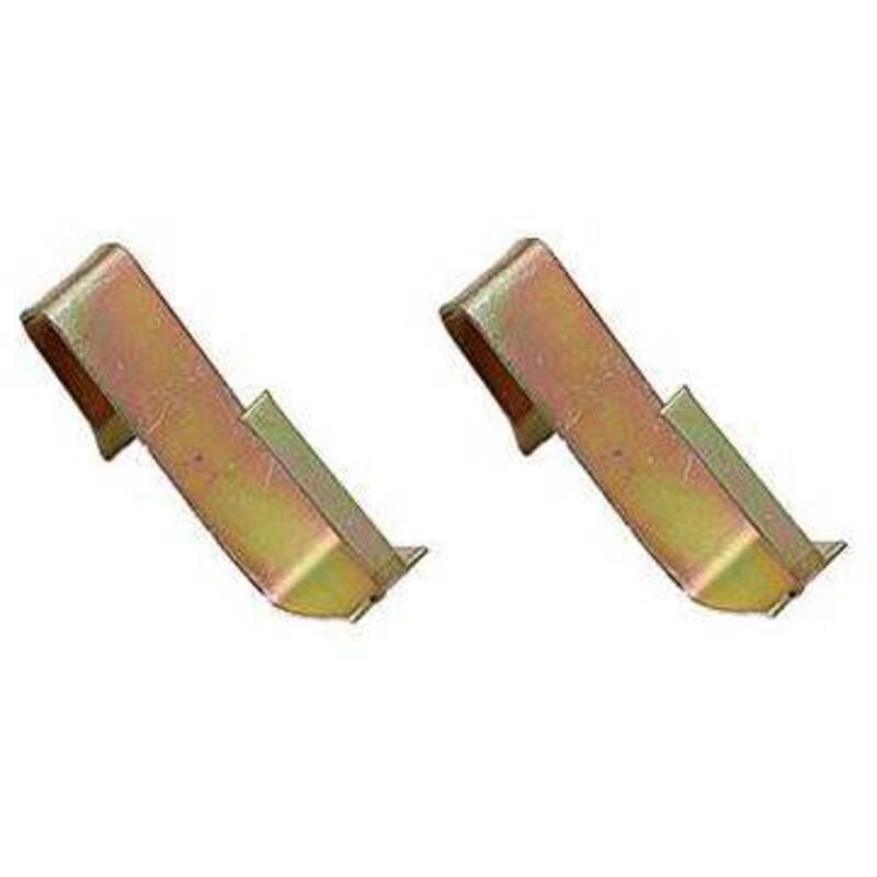 Ganci per bris bris per infissi in alluminio in blister - acciaio ox, in bl.4 pz.