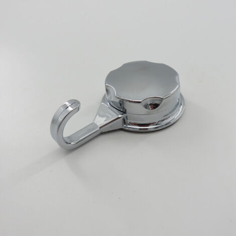 Ganci da cucina con ventosa cromati per asciugamani, ganci adesivi resistenti, ganci da parete per bagno, ganci potenti in PVC resistente, grigio chiaro