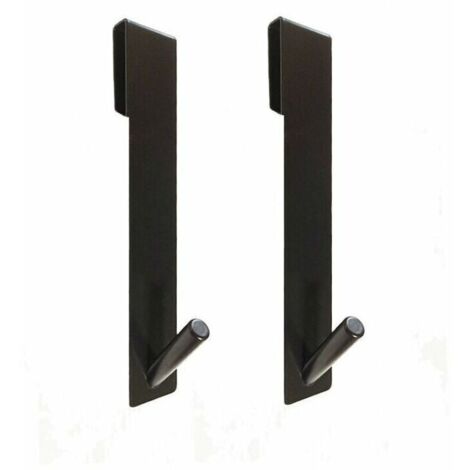 Ganci da parete per doccia, set da 2 ganci in acciaio inox, per pareti doccia in vetro.