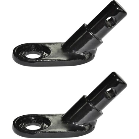 Ganci da Rimorchio per Biciclette 2 pz in Ferro