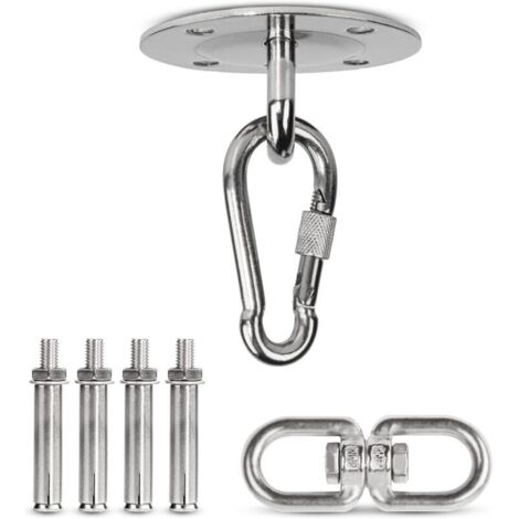 Ganci da soffitto Premium: ganci ad alte prestazioni per carichi fino a 300 kg, adatti come supporto per sedie sospese e amache