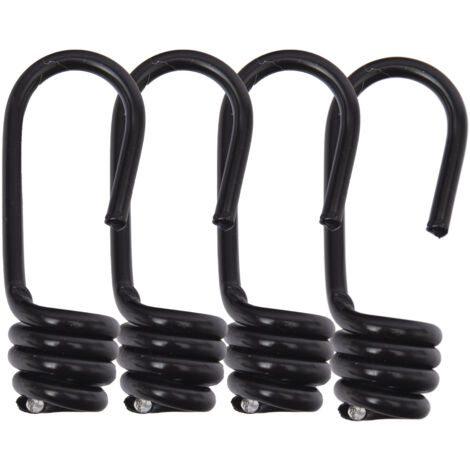 Ganci in acciaio plastificato  confezione da 4 pezzi  per tenditore da 10 a 12 mm