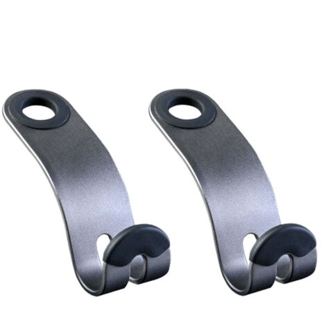 Ganci metallici per auto, ganci universali per sedili auto, adatti per riporre oggetti sui sedili posteriori, robusti ganci per auto, utilizzabili per appendere borse, cappotti, ecc., accessori per au