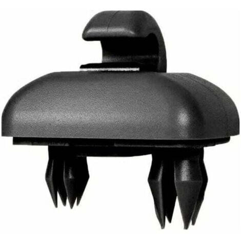ganci per aletta parasole per auto compatibili con Audi A1 A3 A4 A5 Q3 Q5 (8E0 857 562) A7 B6 B7 B8 S4 S5 Nero