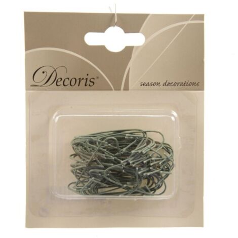 Ganci per Decorazioni Natalizie - Verde - 75 Pezzi