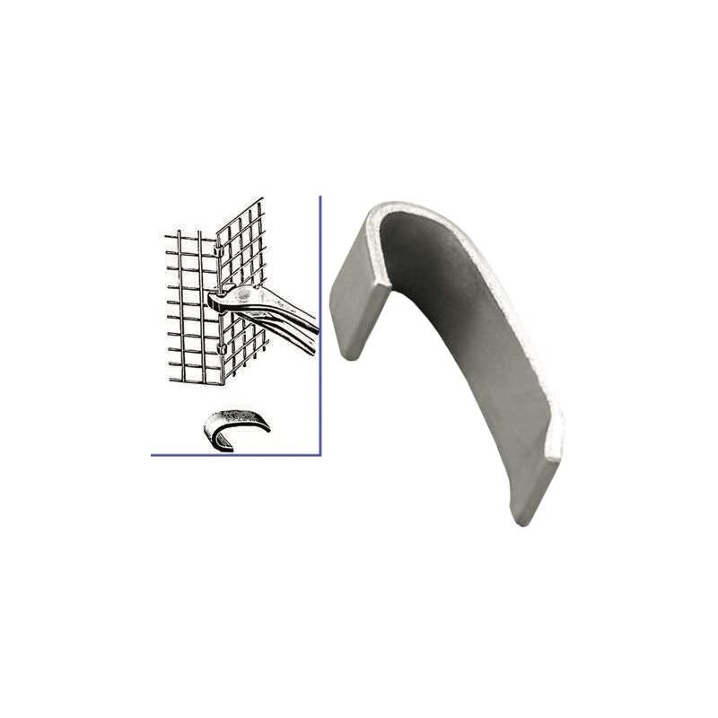 EAC - Ganci per fissaggio reti in acciaio zincato