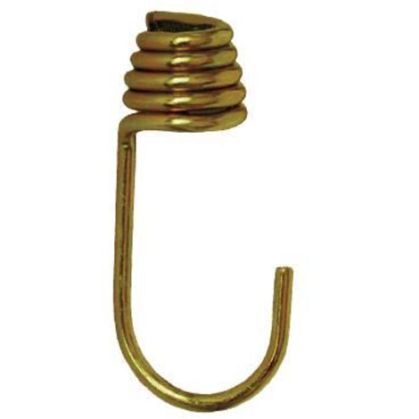Ganci per funi elastiche in acciaio zincato diam. 8mm. conf. 20pz