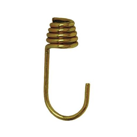 Ganci per funi elastiche in acciaio zincato diam. 8mm. conf. 20pz