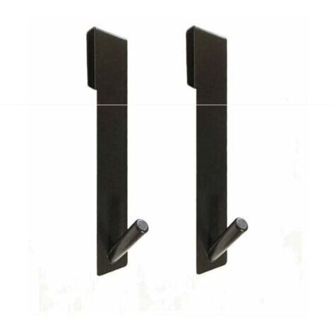 Ganci per porta da doccia, set di 2 ganci in acciaio inossidabile per porte da doccia in vetro